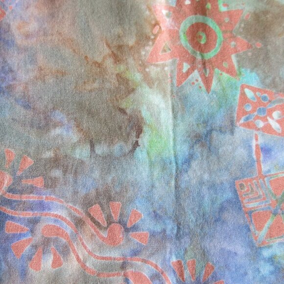 Frivolous by La Blend Hand Made Rayon Maxi Sleeveless Free Spirit Dress Size L - Picture 5 of 11